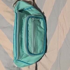 Mokuyobi Fanny Pack Sling In Mint Nylon Made In USA